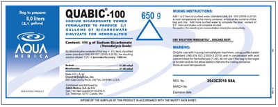 Quabic-100 Label (Quabic 100 650 G)